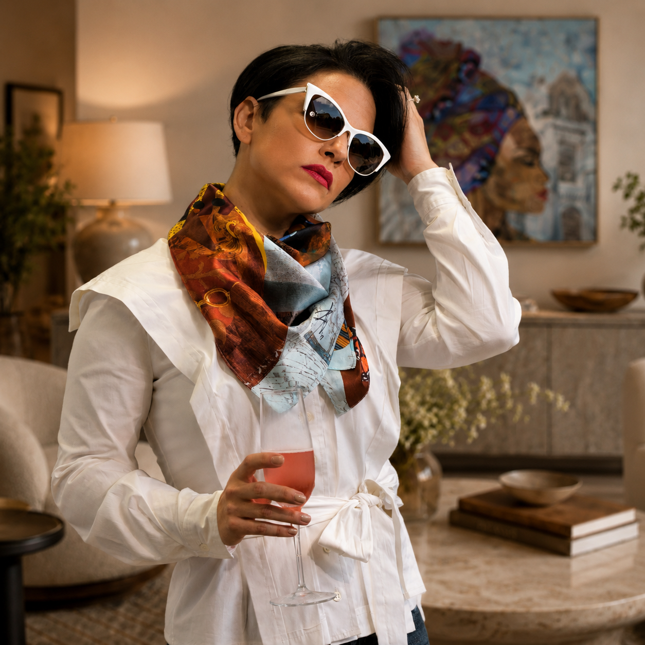 Scarf Habanera II 100% Silk